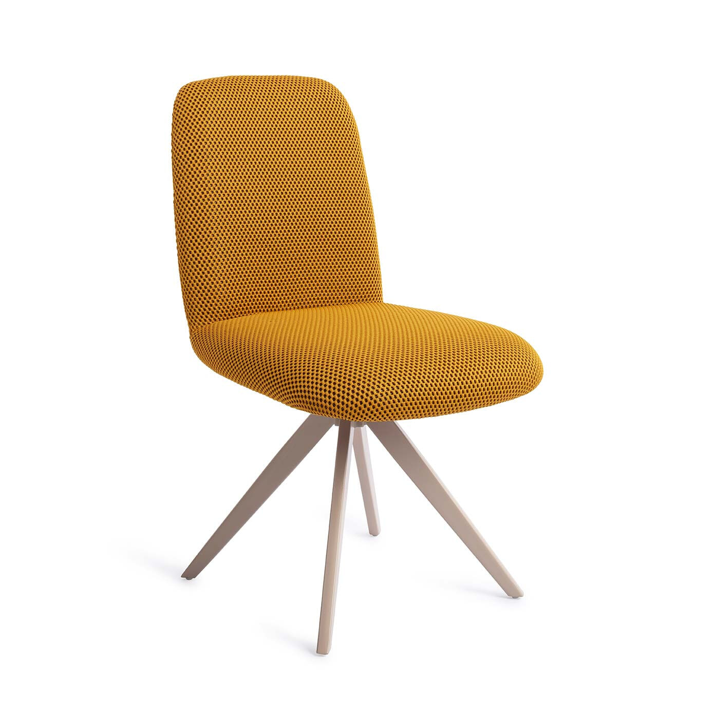 Jesper Home Draaibare Eetkamerstoel 'Taiwa' Turn Beige