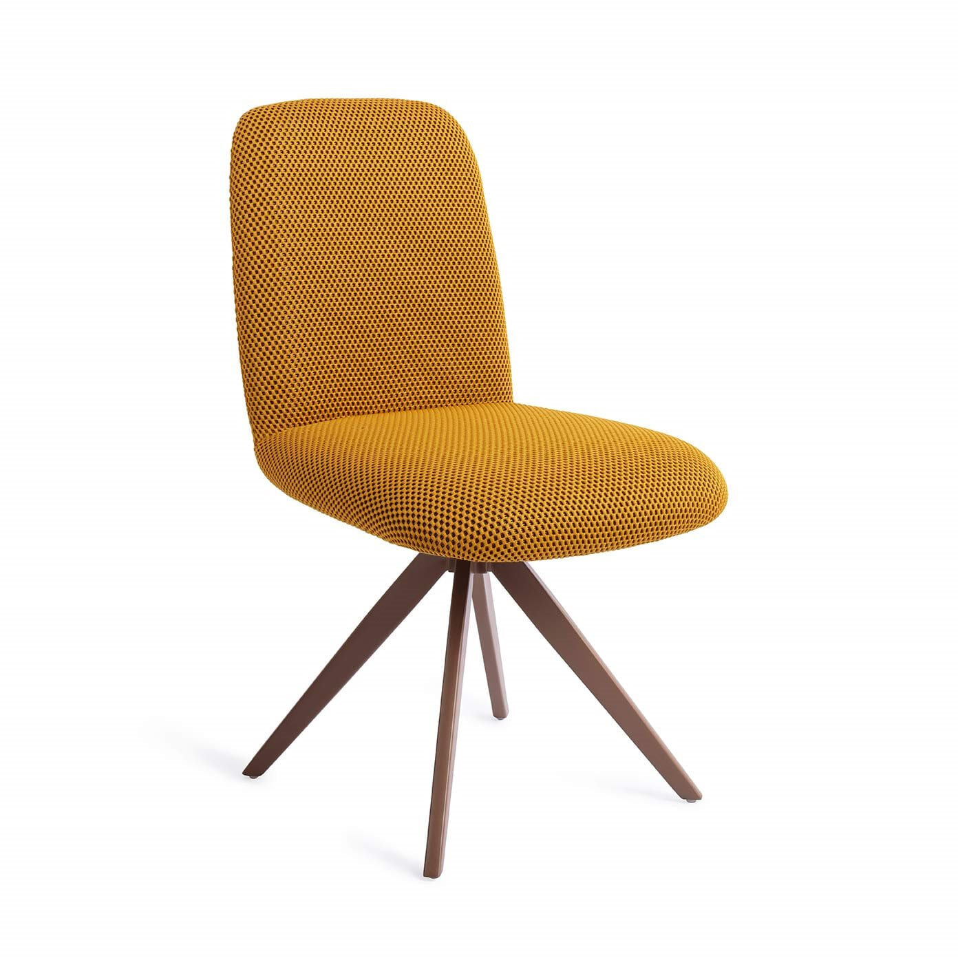 Jesper Home Draaibare Eetkamerstoel 'Taiwa' Turn Brown