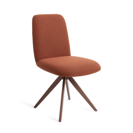 Jesper Home Draaibare Eetkamerstoel 'Taiwa' Turn Brown