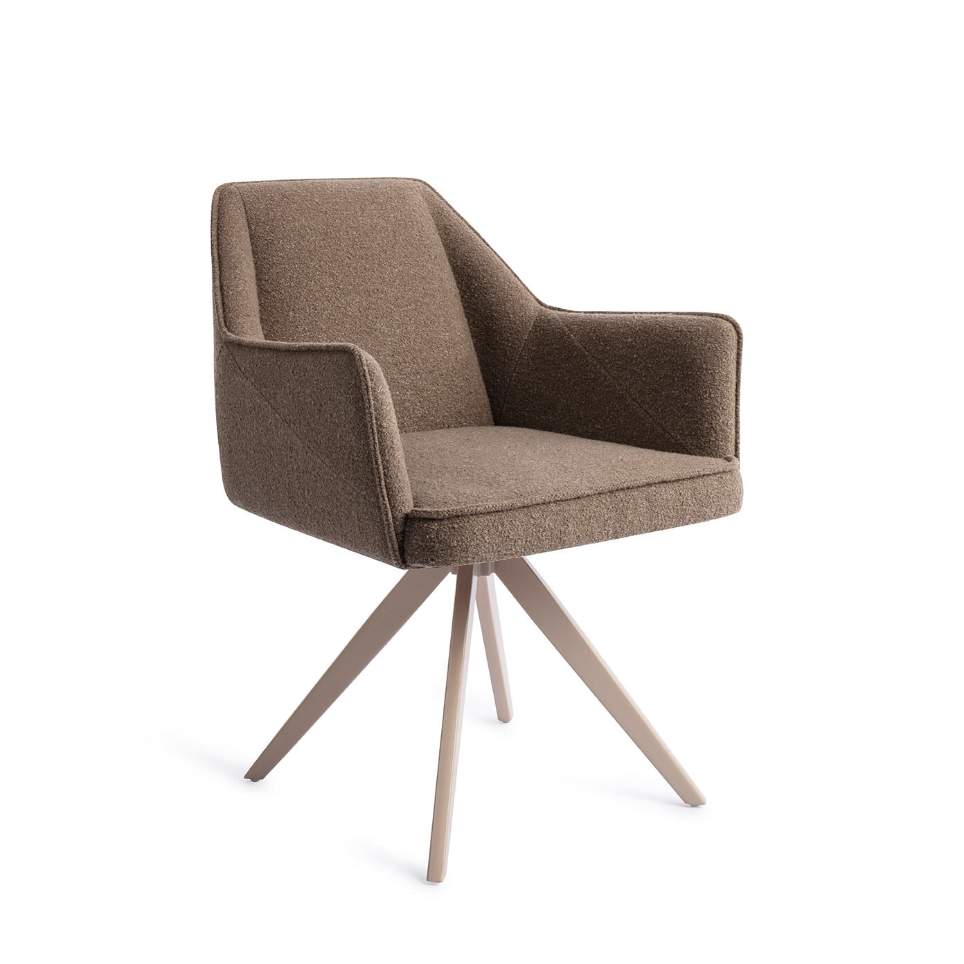 Jesper Home Draaibare Eetkamerstoel 'Tome' Turn Beige