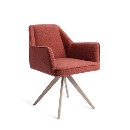 Jesper Home Draaibare Eetkamerstoel 'Tome' Turn Beige