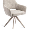 Jesper Home Draaibare Eetkamerstoel 'Yanai' Turn Beige