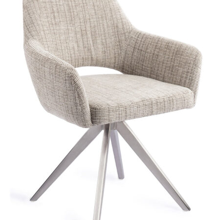 Jesper Home Draaibare Eetkamerstoel 'Yanai' Turn Steel