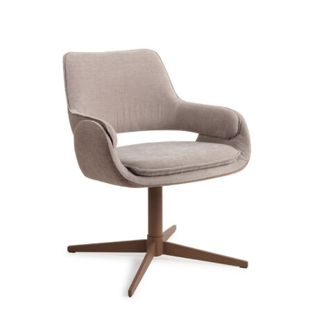 Jesper Home Draaifauteuil 'Oketo' kleur No Grey Mouse | Jesper Home