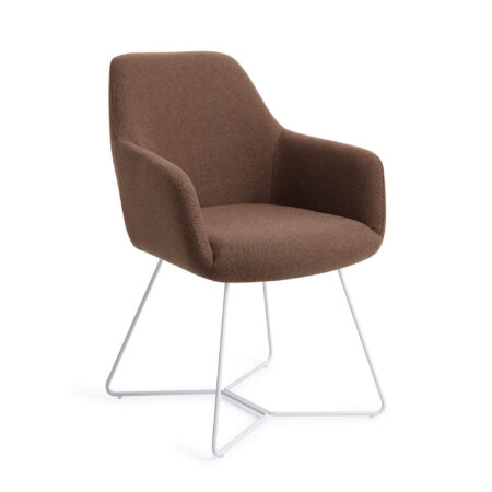 Jesper Home Eetkamerstoel 'Hiroo' Beehive White
