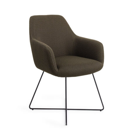 Jesper Home Eetkamerstoel 'Hiroo' Cross Black