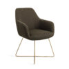 Jesper Home Eetkamerstoel 'Hiroo' Cross Gold