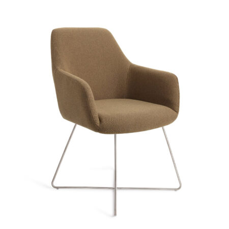 Jesper Home Eetkamerstoel 'Hiroo' Cross Steel