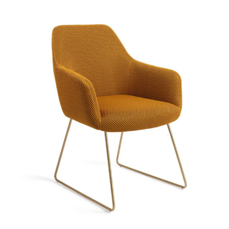 Jesper Home Eetkamerstoel 'Hiroo' Slide Gold