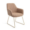 Jesper Home Eetkamerstoel 'Hiroo' Slide Gold