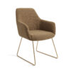 Jesper Home Eetkamerstoel 'Hiroo' Slide Gold