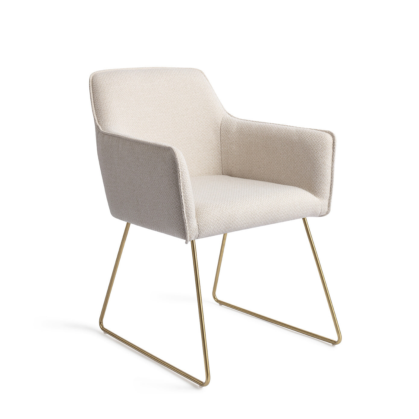 Jesper Home Eetkamerstoel 'Hofu' Slide Gold