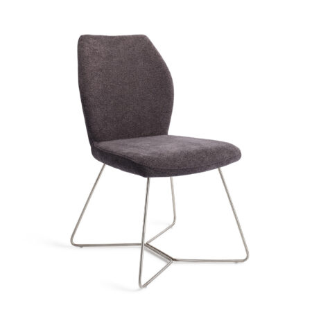 Jesper Home Eetkamerstoel 'Ikata' Beehive Steel