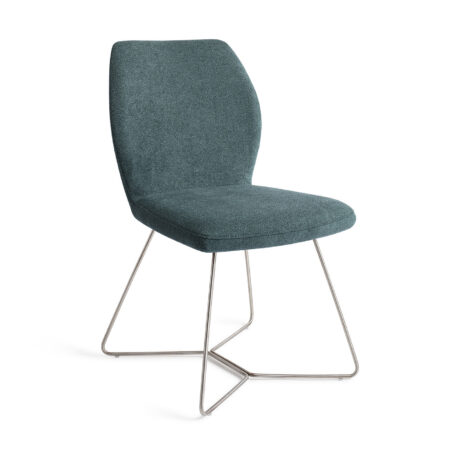 Jesper Home Eetkamerstoel 'Ikata' Beehive Steel