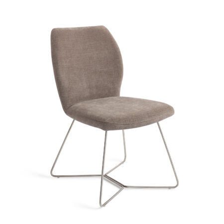 Jesper Home Eetkamerstoel 'Ikata' Beehive Steel