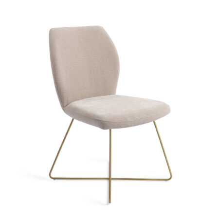 Jesper Home Eetkamerstoel 'Ikata' Cross Gold
