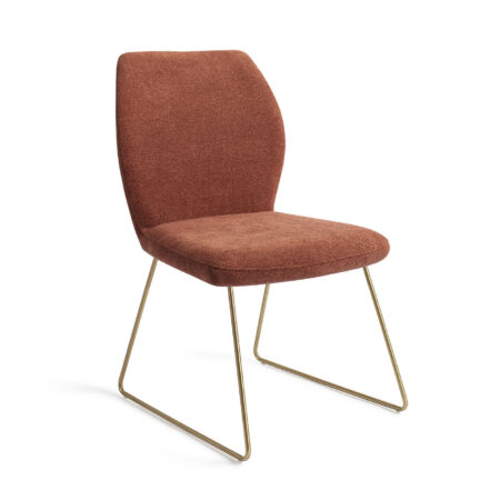 Jesper Home Eetkamerstoel 'Ikata' Slide Gold