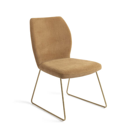 Jesper Home Eetkamerstoel 'Ikata' Slide Gold