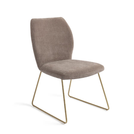 Jesper Home Eetkamerstoel 'Ikata' Slide Gold