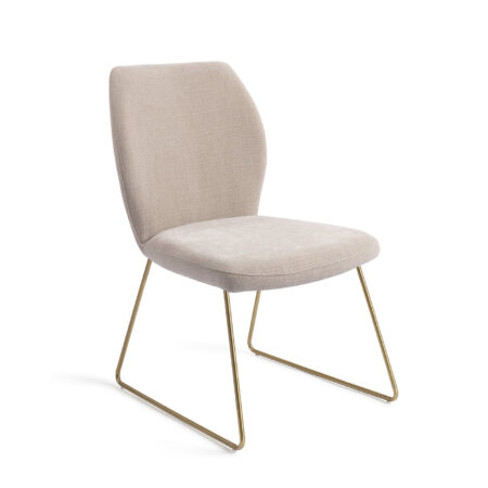 Jesper Home Eetkamerstoel 'Ikata' Slide Gold
