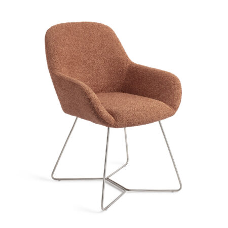 Jesper Home Eetkamerstoel 'Kushi' Beehive Steel