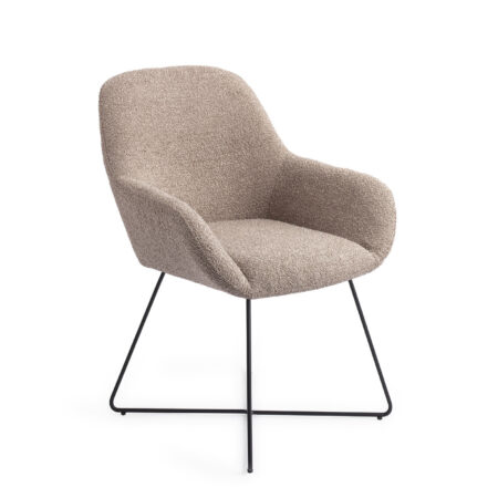 Jesper Home Eetkamerstoel 'Kushi' Cross Black