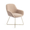 Jesper Home Eetkamerstoel 'Kushi' Cross Gold
