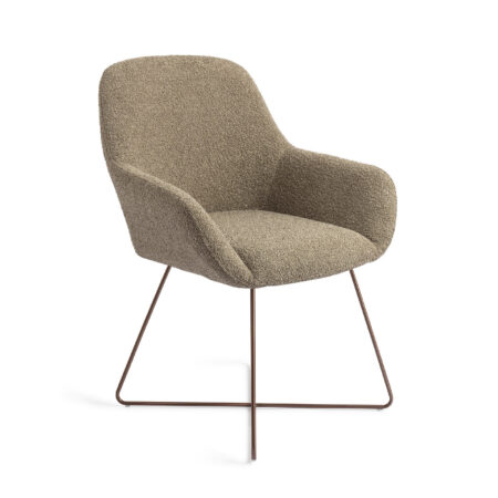 Jesper Home Eetkamerstoel 'Kushi' Cross Rose
