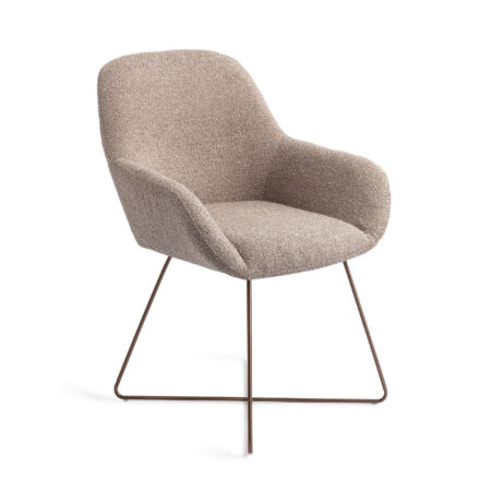 Jesper Home Eetkamerstoel 'Kushi' Cross Rose