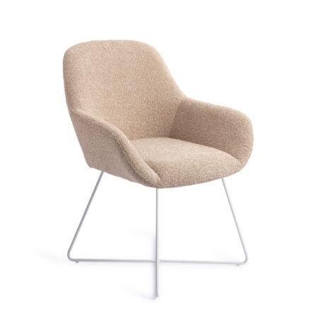 Jesper Home Eetkamerstoel 'Kushi' Cross White