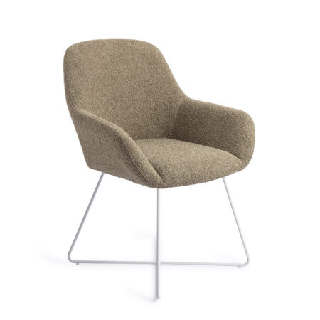 Jesper Home Eetkamerstoel 'Kushi' Cross White