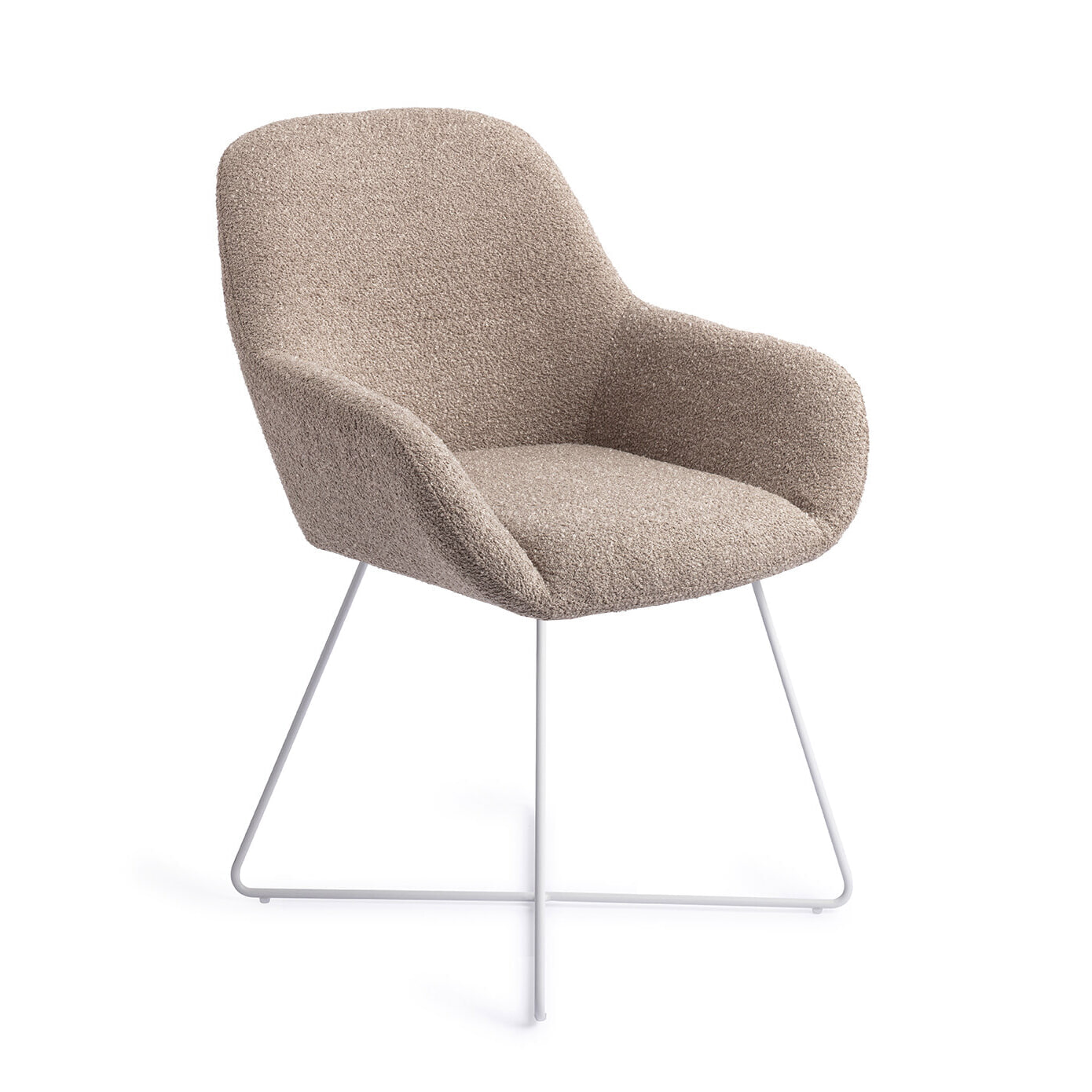 Jesper Home Eetkamerstoel 'Kushi' Cross White