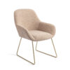 Jesper Home Eetkamerstoel 'Kushi' Slide Gold