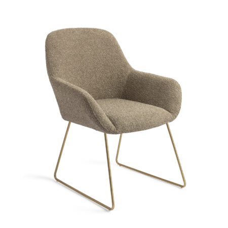 Jesper Home Eetkamerstoel 'Kushi' Slide Gold