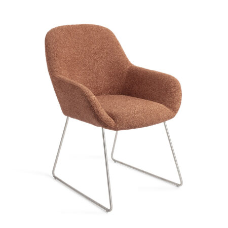 Jesper Home Eetkamerstoel 'Kushi' Slide Steel