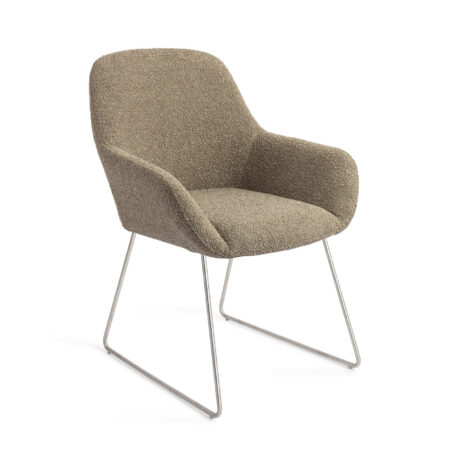 Jesper Home Eetkamerstoel 'Kushi' Slide Steel
