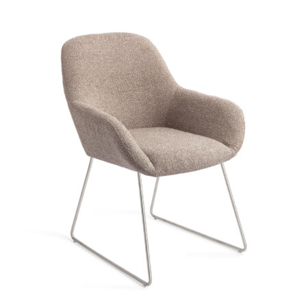 Jesper Home Eetkamerstoel 'Kushi' Slide Steel