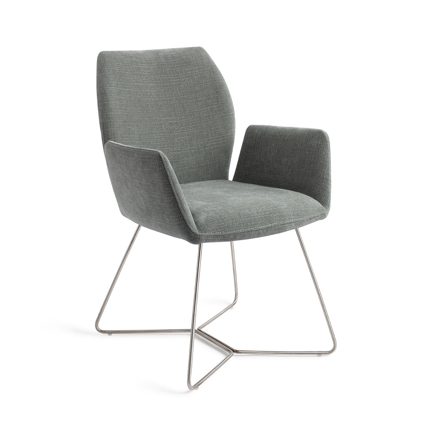 Jesper Home Eetkamerstoel 'Misaki' Beehive Steel