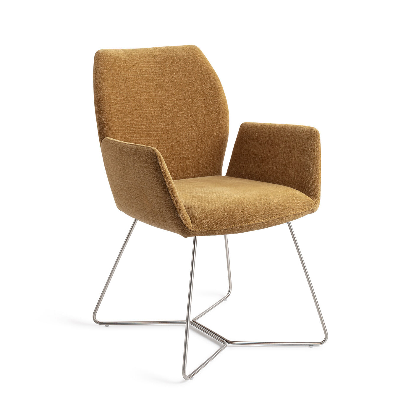Jesper Home Eetkamerstoel 'Misaki' Beehive Steel