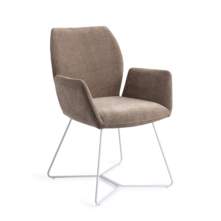 Jesper Home Eetkamerstoel 'Misaki' Beehive White