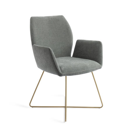 Jesper Home Eetkamerstoel 'Misaki' Cross Gold