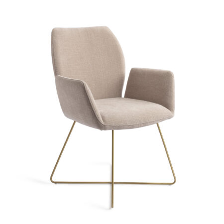 Jesper Home Eetkamerstoel 'Misaki' Cross Gold