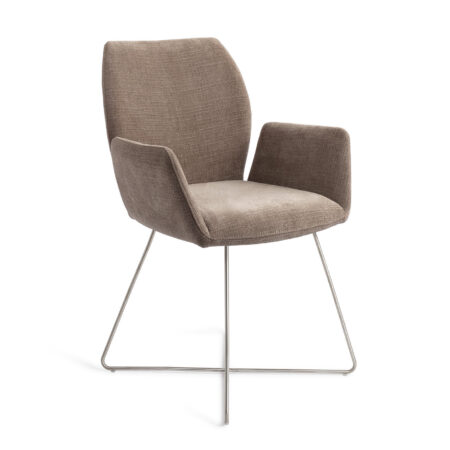 Jesper Home Eetkamerstoel 'Misaki' Cross Steel
