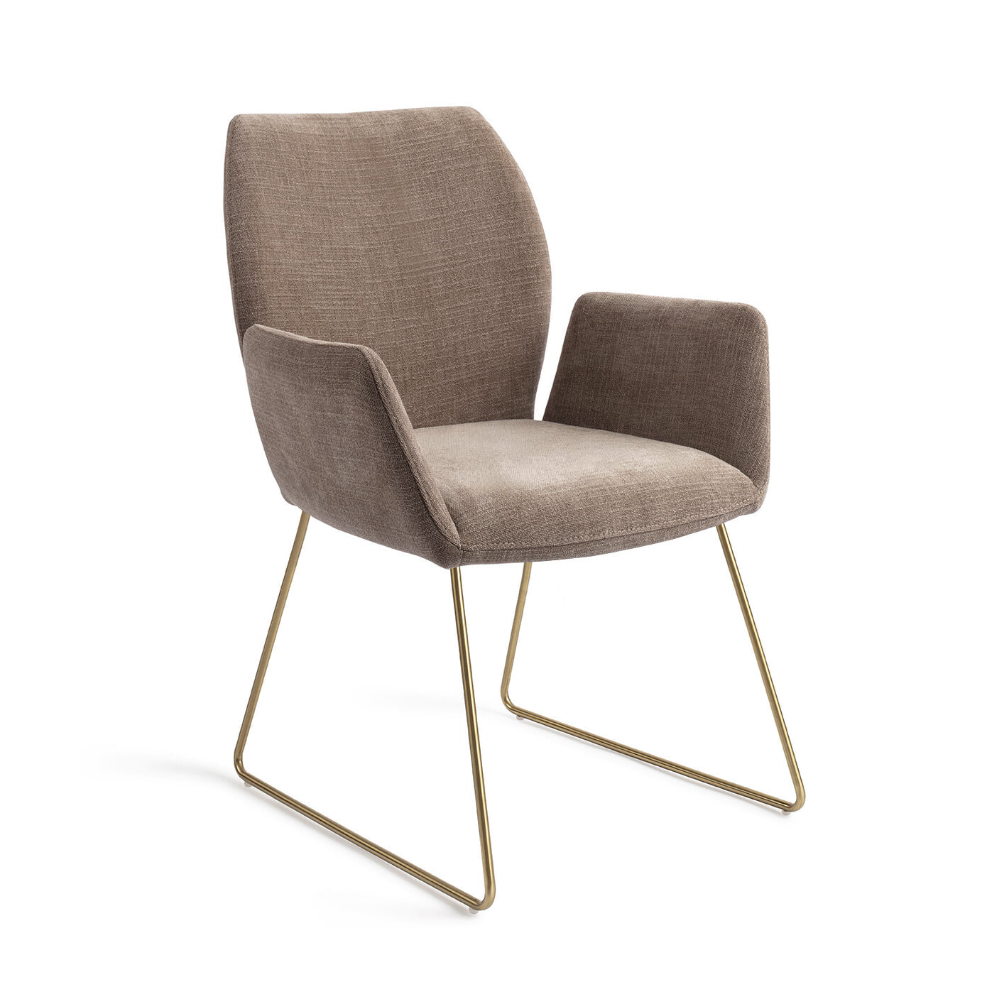 Jesper Home Eetkamerstoel 'Misaki' Slide Gold