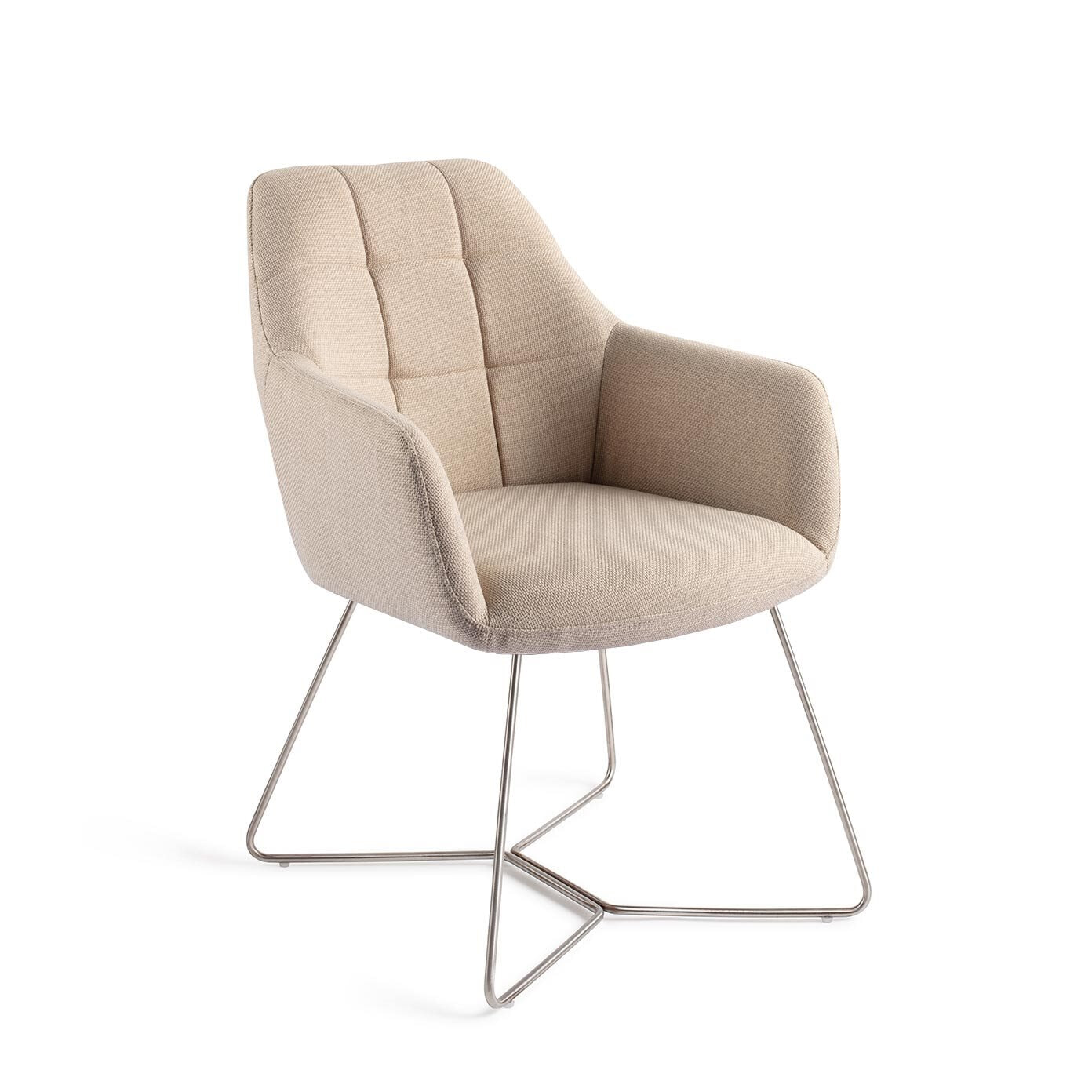 Jesper Home Eetkamerstoel 'Noto' Beehive Steel