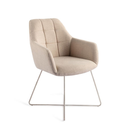 Jesper Home Eetkamerstoel 'Noto' Cross Steel