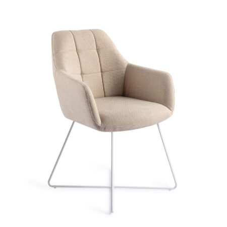 Jesper Home Eetkamerstoel 'Noto' Cross White