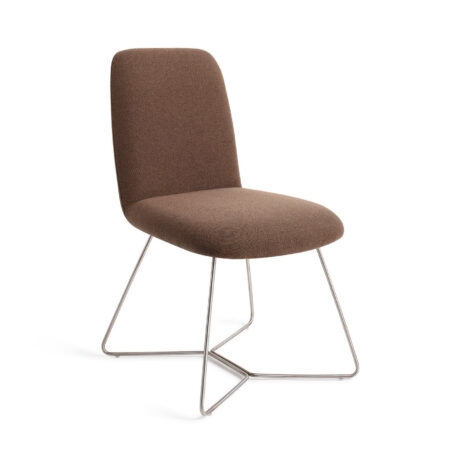 Jesper Home Eetkamerstoel 'Taiwa' Beehive Steel