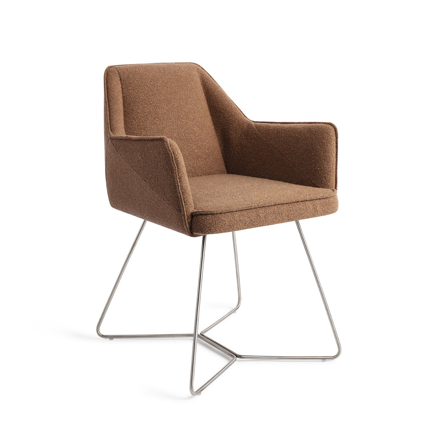 Jesper Home Eetkamerstoel 'Tome' Beehive Steel