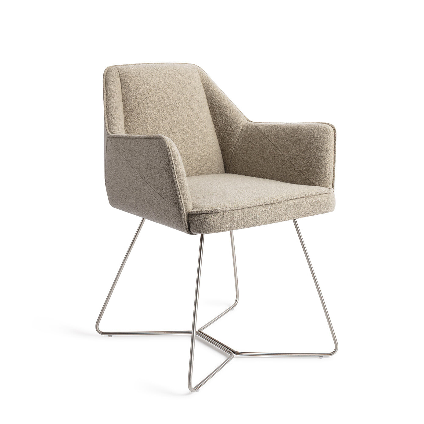 Jesper Home Eetkamerstoel 'Tome' Beehive Steel
